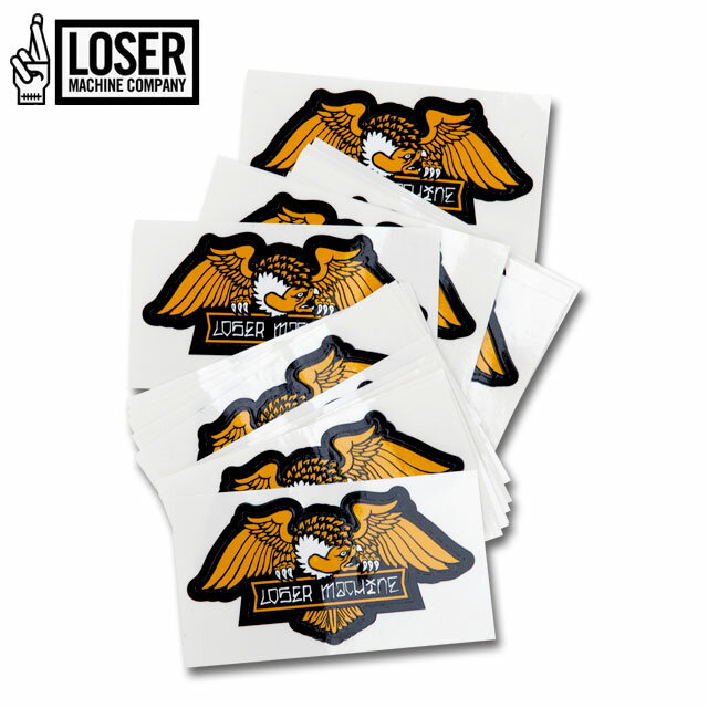 【LOSERMACHINE(LOSER MACHINE)】 ルーザーマシーン ALLEYWAY STICKER LARGE 10x5CM