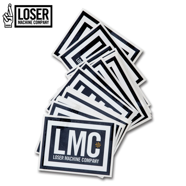 【LOSERMACHINE(LOSER MACHINE)】 ルーザーマシーン LMC BOX STICKER SMALL 5x7CM 1