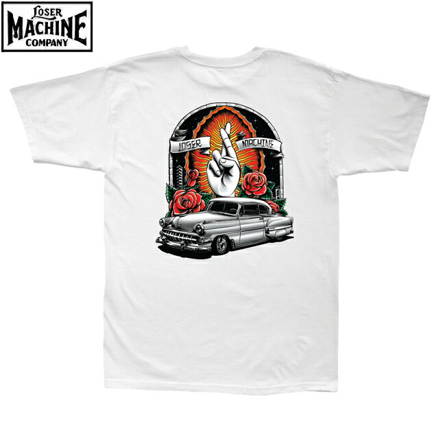 【LOSERMACHINE(LOSER MACHINE)】 ルーザーマシーン BEL AIR Tシャツ WHITE