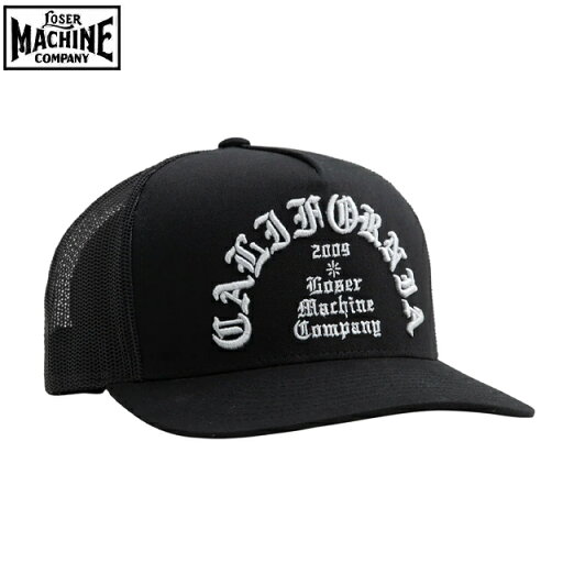 【LOSERMACHINE(LOSER MACHINE)】 ルーザーマシーン "FANATIC" MESH CAP メッシュキャップ BLACK 【LOSERMACHINE(LOSER MACHINE)】 ルーザーマシーン "FANATIC" MESH CAP メッシュキャップ BLACK