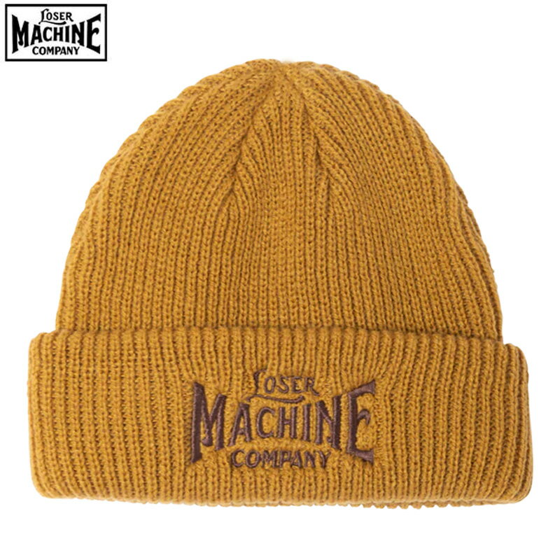 【LOSERMACHINE(LOSER MACHINE)】 ルーザーマシーン -OG- BEANIE ニットキャップ TOBACCO