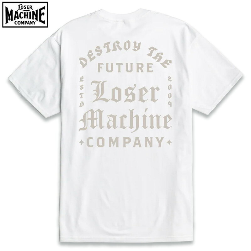  ルーザーマシーン -REVOKE- Tシャツ WHITE