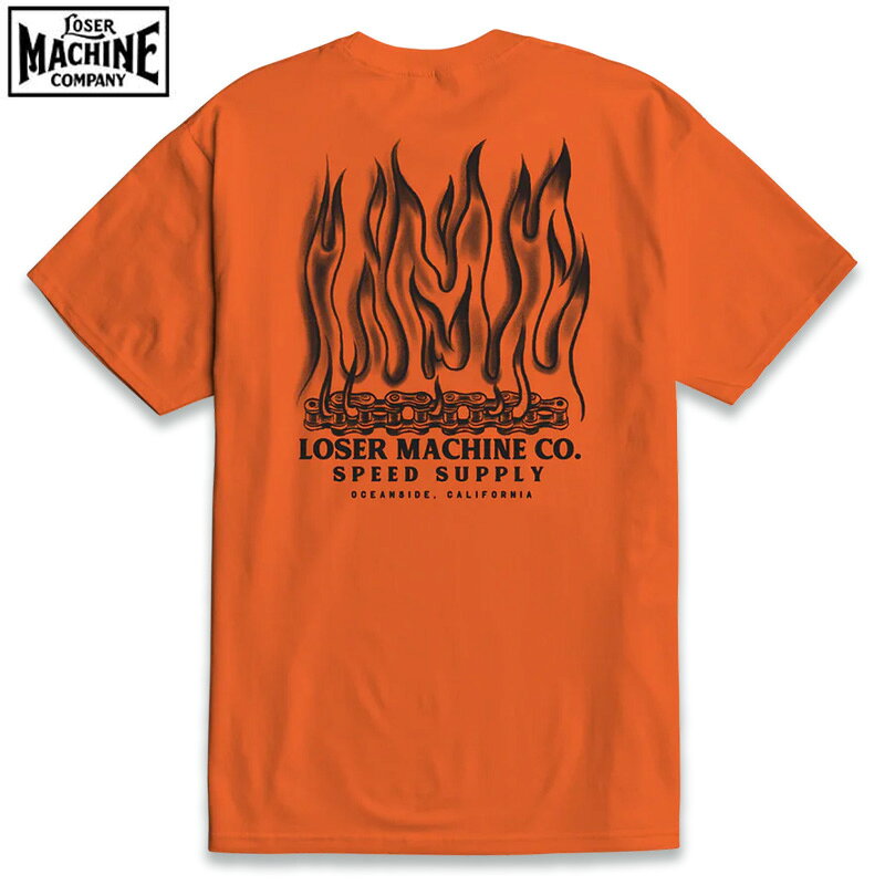Rakuten - 【LOSERMACHINE(LOSER MACHINE)】 ルーザーマシーン -LAWBREAKER- Tシャツ SAFETY ORANGE