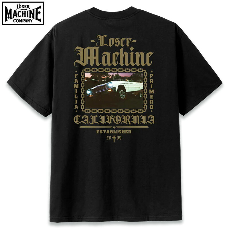 Rakuten - 【LOSERMACHINE(LOSER MACHINE)】 ルーザーマシーン -VALLEY CENTRE- HEAVYWEIGHT Tシャツ BLACK