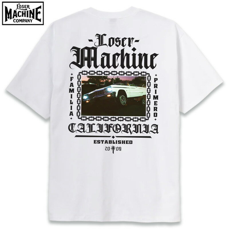  ルーザーマシーン -VALLEY CENTRE- HEAVYWEIGHT Tシャツ WHITE