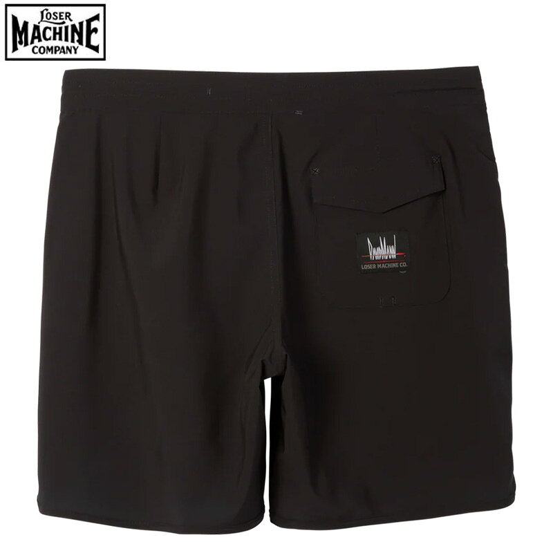 KUSTOMSTYLE SO-CALの【LOSERMACHINE(LOSER MACHINE)】 ルーザーマシーン -GHOST RIDER BOARDSHORTS- ボードショーツ 水着 BLACK｜アングル2