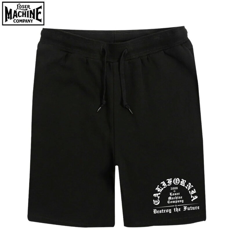 Rakuten - 【LOSERMACHINE(LOSER MACHINE)】 ルーザーマシーン -ESTABLISHED SHORTS- ショーツ ハーフパンツ スウェット BLACK