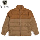 艿24200~ 40%OFF/BRIXTON uNXg CASS PUFFER JACKET COPPER/WASHED COPPER