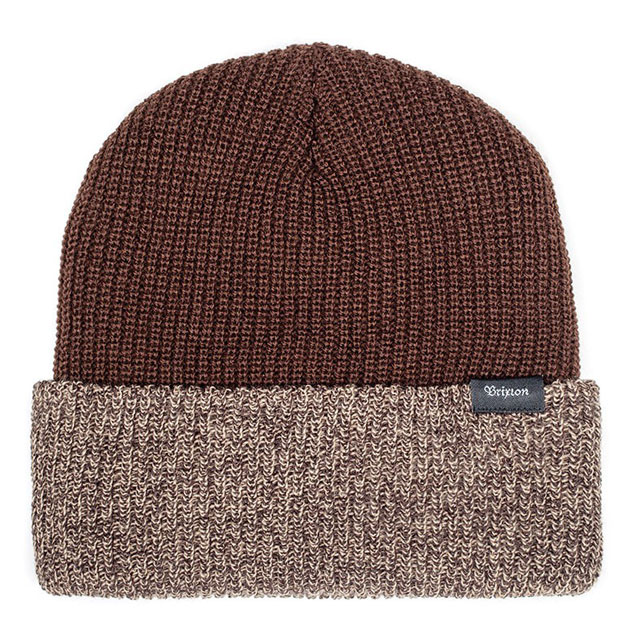 BRIXTON uNXg BARRET BEANIE BROWN/TAN r[j[