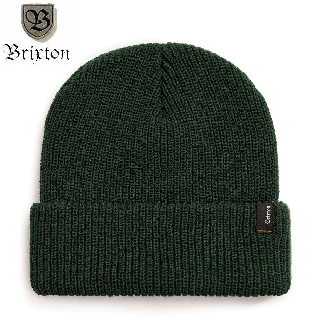 BRIXTON uNXg HEIST BEANIE r[j[ HUNTER GREEN (2021i)