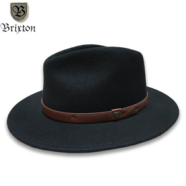 BRIXTON ブリクストン MESSER FEDORA HAT ハット BLACK