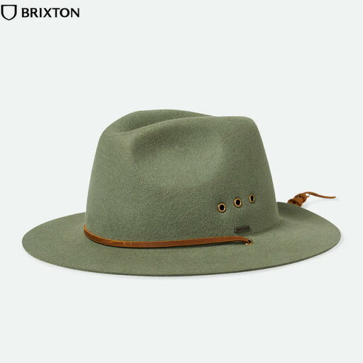 BRIXTON ブリクストン WESLEY WTHR GUARD PKBL FEDORA ハット LIGHT MOSS BRIXTON ブリクストン WESLEY WTHR GUARD PKBL FEDORA ハット LIGHT MOSS