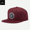 BRIXTON uNXg OATH III SNAP BACK CAP XibvobNLbv MAHOGANY