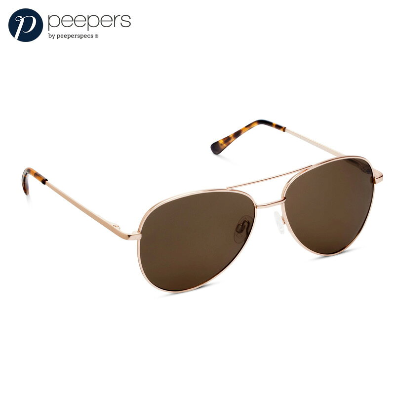 PEEPERS SUNGLASS - ULTRAVIOLET - GOLD -POLARIZED (偏向レンズ) サングラス-
