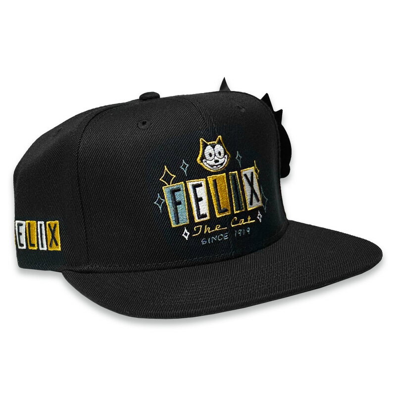 FELIX THE CAT フィリックス・ザ・キャット -FELIX DINER- SNAPBACK CAP キャップ BLACK