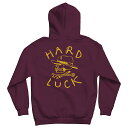 HARD LUCK ハードラック "OG" PULLOVER PARKA BURGUNDY カブリパーカー