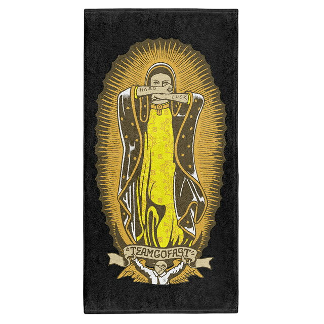 HARD LUCK ハードラック LADY G GOLD BEACH TOWEL ビーチタオル 30" X 60" (約76x152cm)