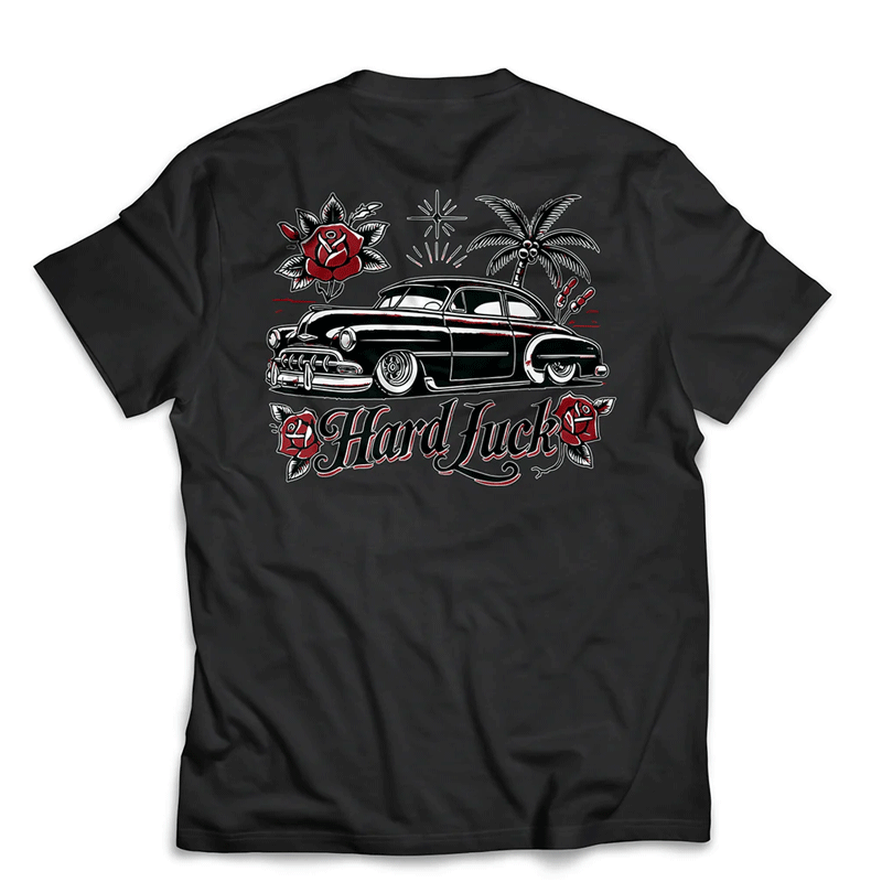 Rakuten - HARD LUCK ハードラック - LA BOMBA - S/S TEE Tシャツ BLACK