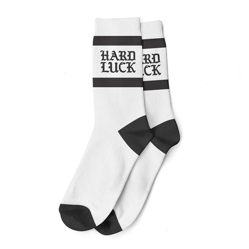 乐天商城 - HARD LUCK ハードラック OLD HAND SOCKS ソックス 靴下 WHITE