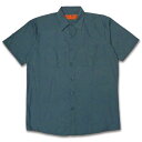 RED KAP SHORT SLEEVE SHIRTS 半袖ワークシャツ SP24SG SPRUCE GREEN