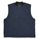 定価19800円 20%OFF!! / RED KAP レッドキャップ VD22 BLENDED DUCK INSULATED VEST ダック ワーク ベスト NAVY(4)