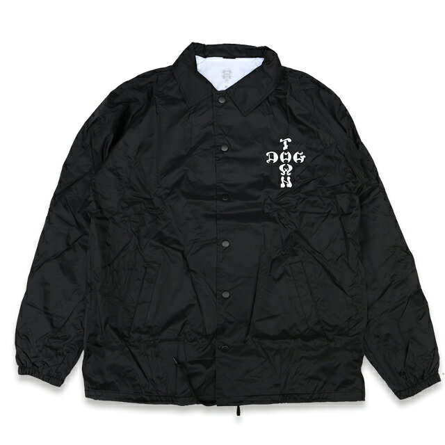 DOG TOWN ドッグタウン -CROSS LOGO- COACH JACKET コーチジャケット BLACK