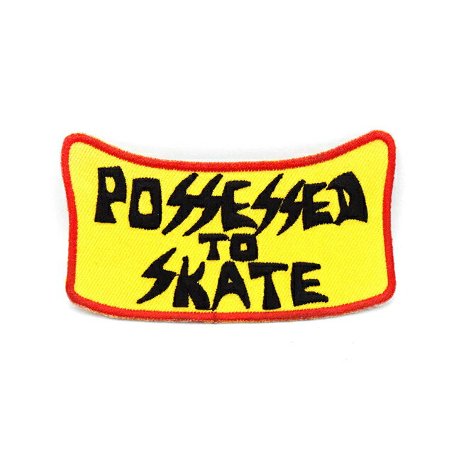 SUICIDAL SKATES スイサイダルスケーツ POSSESSED TO SKATE パッチ YELLOW