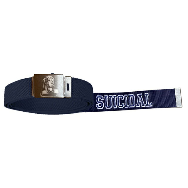 SUICIDAL TENDENCIES スイサイダルテンデンシーズ ST LOGO BELT ベルト NAVY