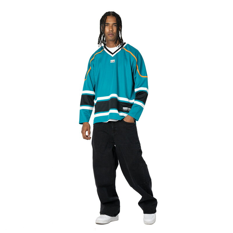 PRO CLUB �ץ������ #45PC0201 -HEAVYWEIGHT HOCKEY JERSEY- �ۥå������㡼���� Color: TURQUOISE