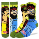 GOODLUCK SOCK 4275 CHEECH&CHONG PORTRAITS SOCKS `[`@`[`Ah` \bNX