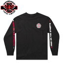 LAKAI ラカイ X INDEPENDENT インディペンデント INDY L/S TEE ロンT BLACK