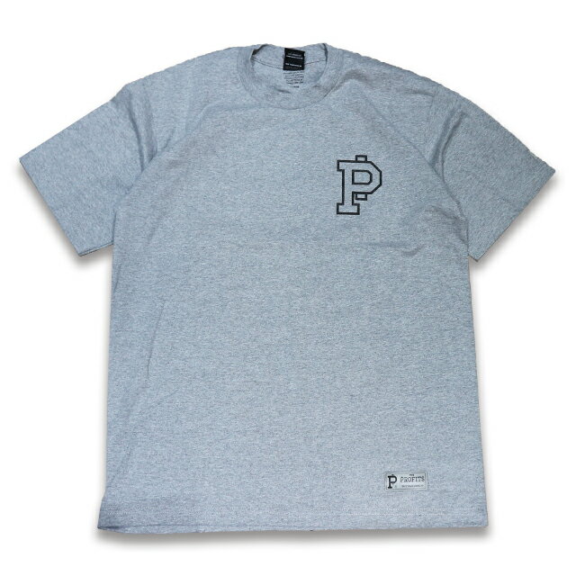 THE PROFITS プロフィッツ P LOGO S/S T-SHIRTS Tシャツ GREY