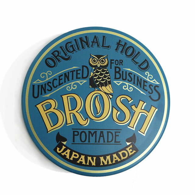 BROSH POMADE ブロッシュ UNSCENTED 水性ポマード オリジナルホールド 無香料 (約115G）