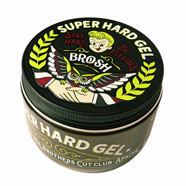 BROSH POMADE ブロッシュ SUPER HARD GEL スーパーハード ジェル (約200G）