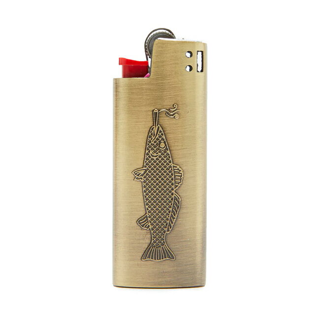 GOODWORTH グッドワース SMOKING FISH BIC LIGHTER CASE ミニライターケース BRASS
