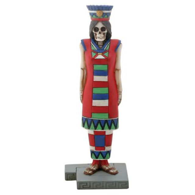 DAY OF THE DEAD AZTEC QUEEN 高さ約16.5CM RESIN 置物