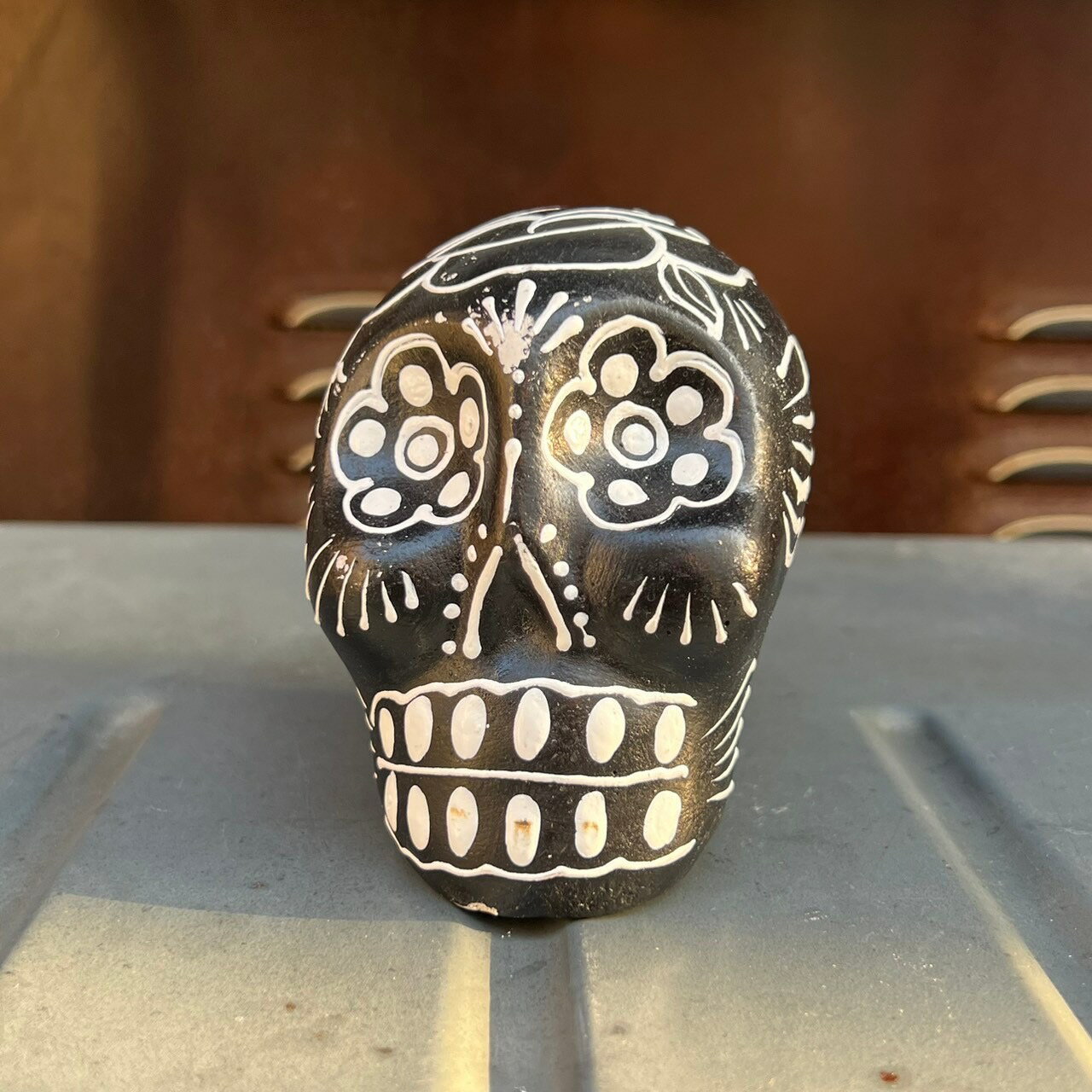 Rakuten - SUGAR SKULL 石膏置物-5-　高さ約9CM