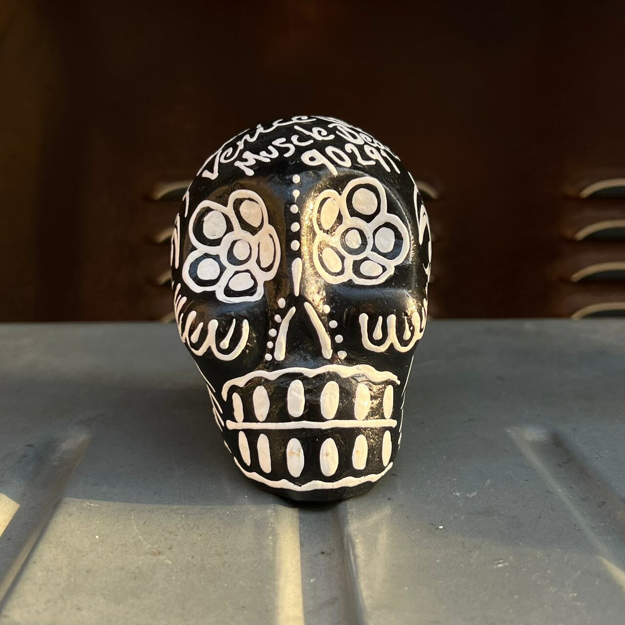 Rakuten - SUGAR SKULL 石膏置物-14-　高さ約9CM