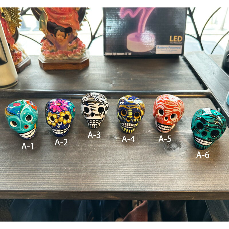 楽天市場】メキシカンスカル 置物の通販