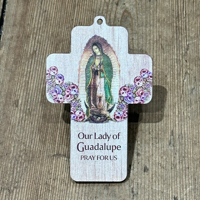 GUADALUPE WALL CROSS -A- グアダルーペ 壁掛け 12.7CM