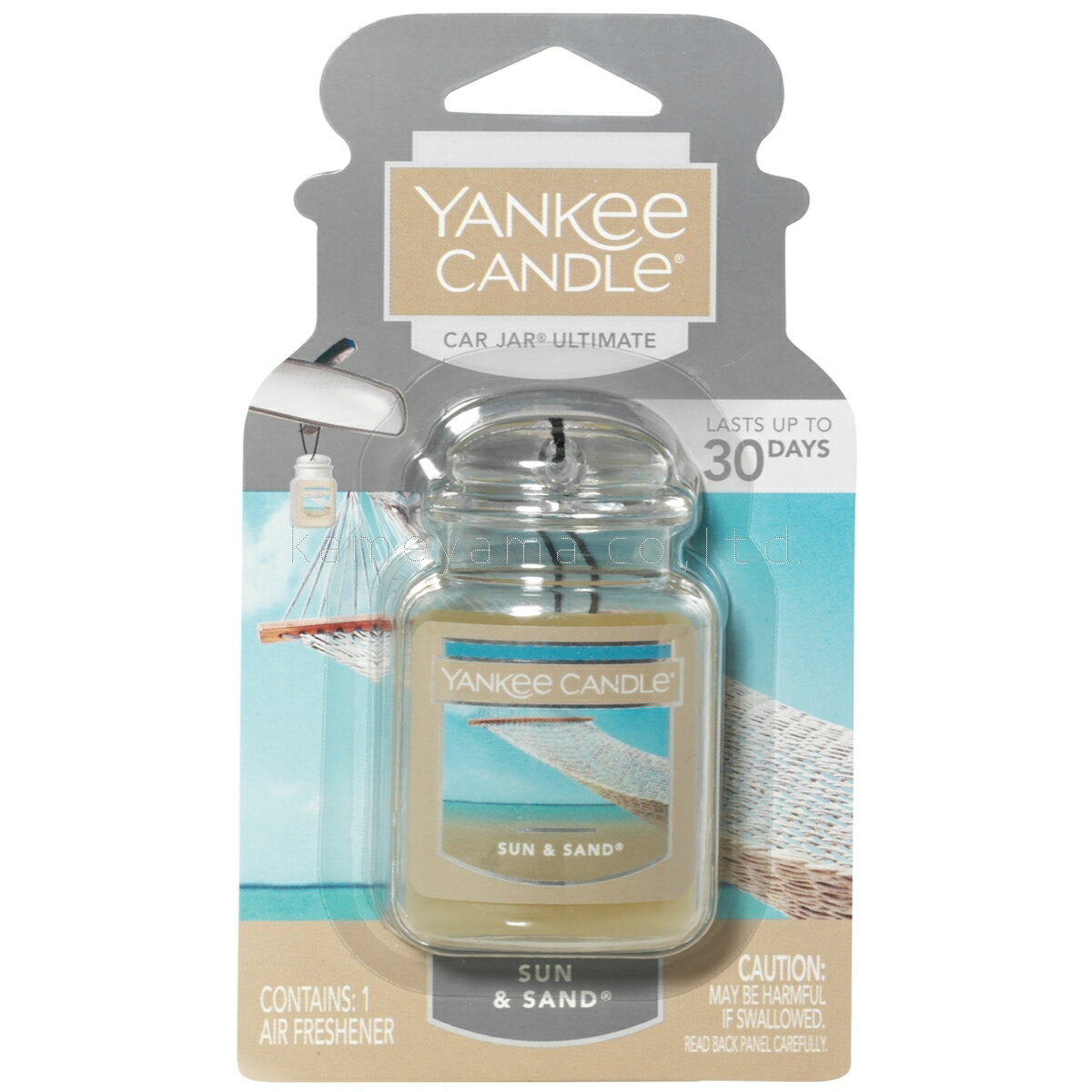 YANKEE CANDLE NEO CAR JAR -吊り下げて香らせるフレグランスアイテム- SUN&SAND