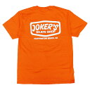 JOKERS SKATE SHOP ジョーカーズスケートショップ CLASSIC LOGO Tシャツ ORANGE