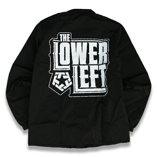TRIBAL STREETWEAR THE LOWER LEFT COACH JACKET コーチジャケット BLACK