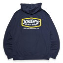 JOKERS SKATE SHOP CLASSIC LOGO PULLOVER HOODIE パーカー NAVY