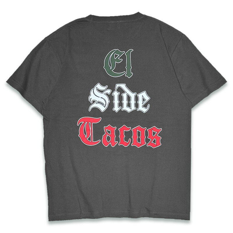 乐天商城 - SIDE PROJECT CAFE / EL SIDE TACOS -LOGO- TEE 半袖Tシャツ COLOR: SUMI