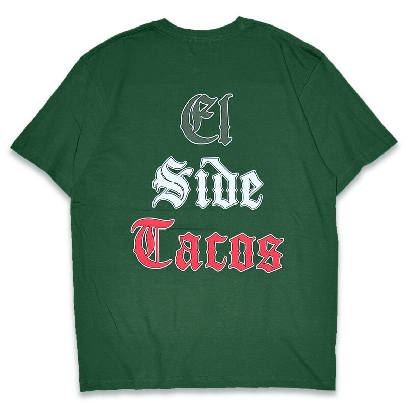 Rakuten - SIDE PROJECT CAFE / EL SIDE TACOS -LOGO- TEE 半袖Tシャツ COLOR: IVY GREEN
