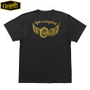 GRANTS GOLDEN BRAND グランツゴールデンブランド WINGED S/S TEE 半袖Tシャツ BLACK