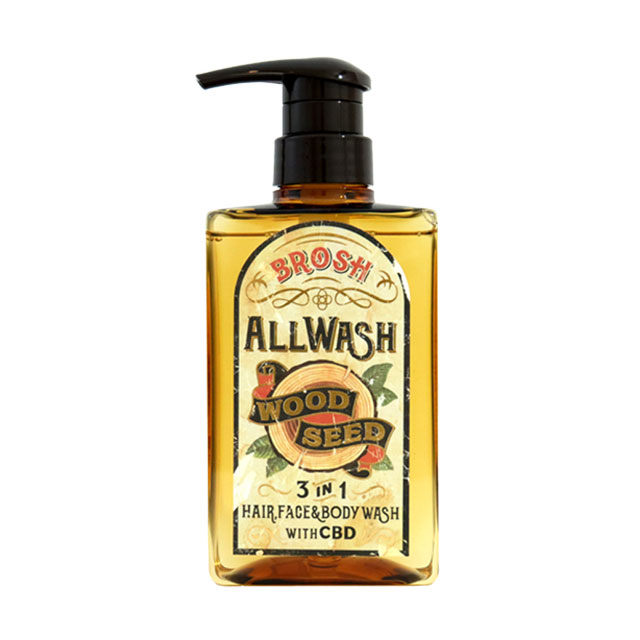 BROSH POMADE ブロッシュ BROSH ALL WASH -WOOD SEED-