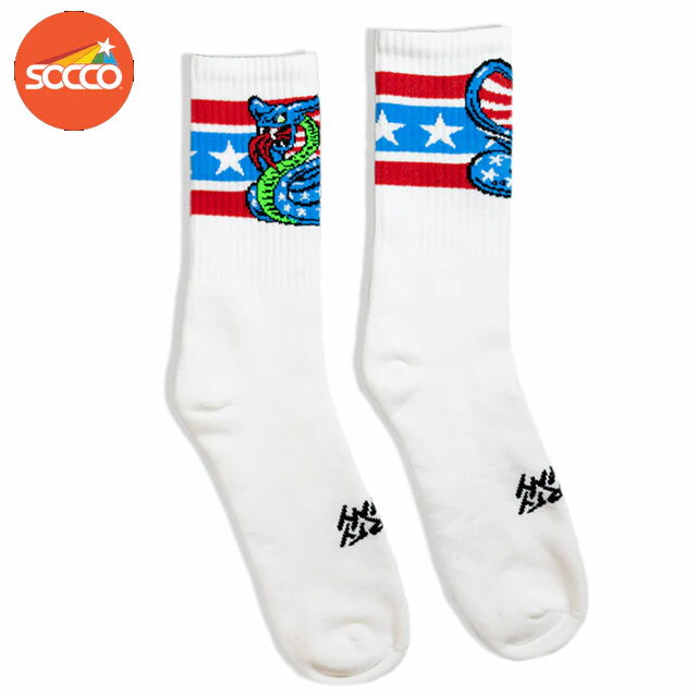 SOCCO CREW SOCKS(スネ丈）ソッコー ソックス ソッコー ソックス DIRTY DONNY ORGANIC AMERICAN COBRA