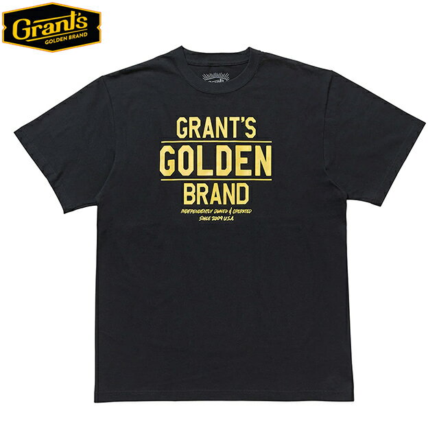 GRANTS GOLDEN BRAND グランツゴールデンブランド INDEPENDENT S/S TEE 半袖Tシャツ BLACK